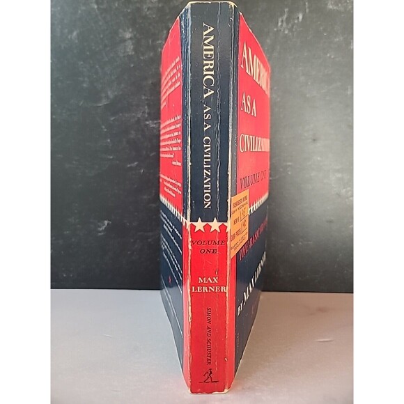 America As A Civilization Volume One By Max Lerner - Picture 9 of 10